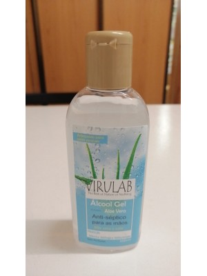 Virulab - Alcool Gel com Aloe Vera - 100ml
